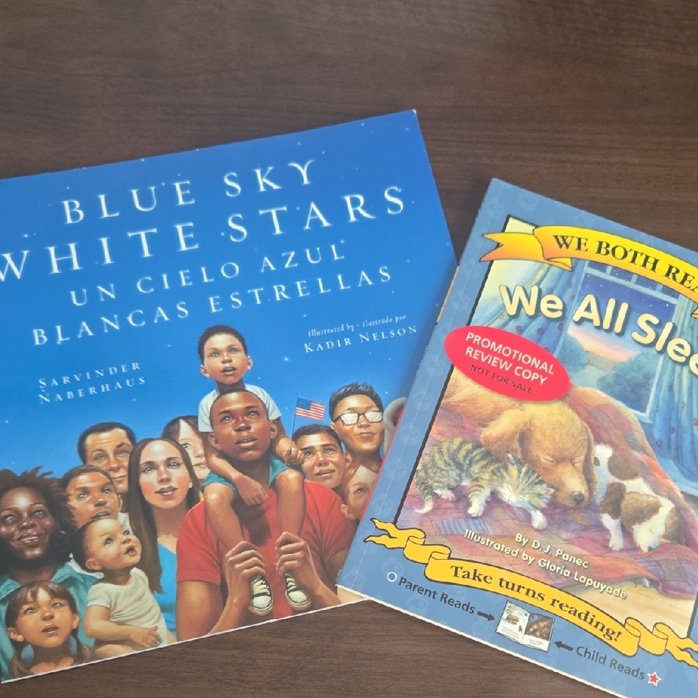 Blue Sky White Stars and We All Sleep Books